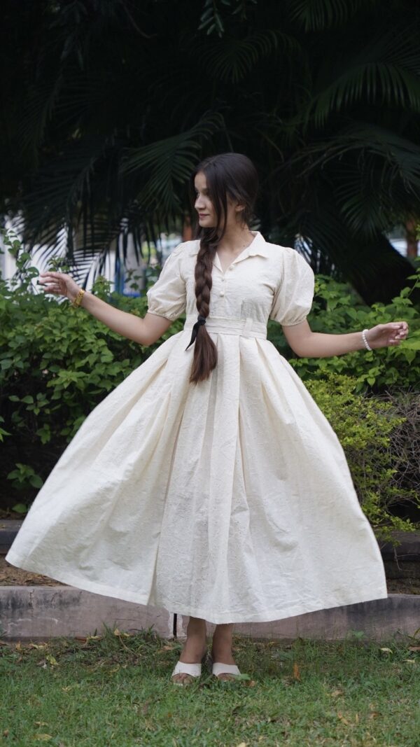 Ivory Bow-Back Gown