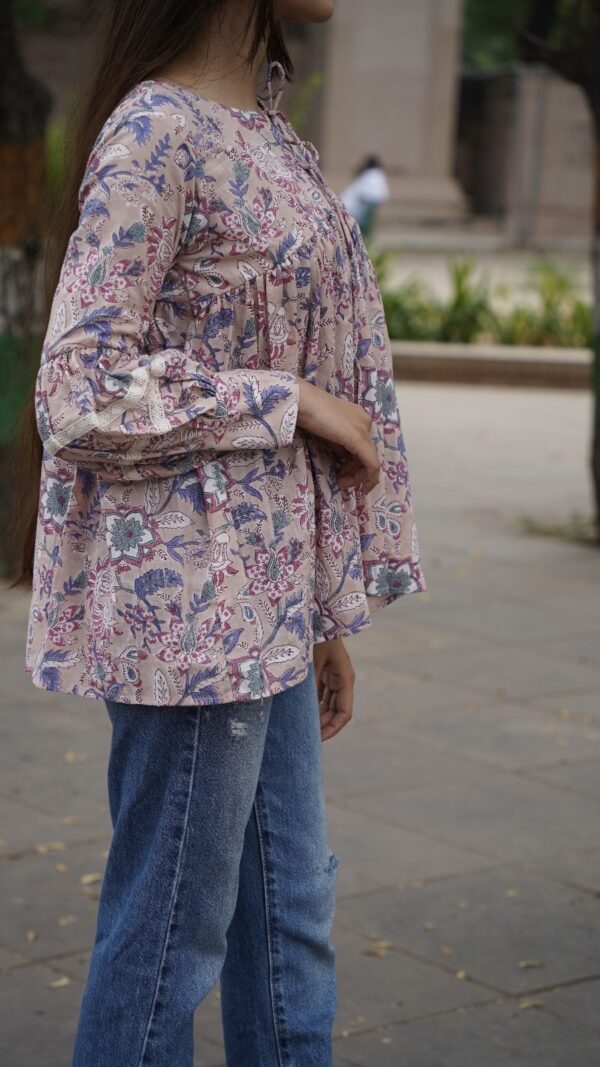 Pastel Peplum Top