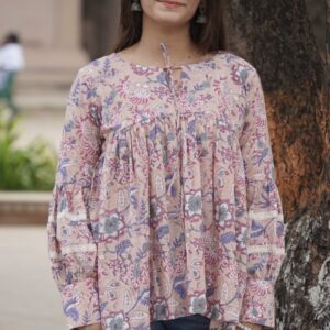 Pastel Peplum Top
